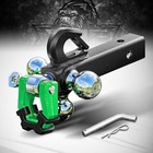 Xpe Trailer Hitch Tri Ball Mount Fits For 2  Receiver With Hook   Tow Shackle