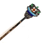 Sterling Silver Souvenir Spoon Domine Dirige Nos London England Lord Guide Us