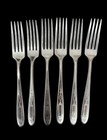 Vintage Oneida Community Plate Grosvenor 1921  Dinner Forks - Lot Of 6