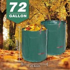 Reusable Yard Waste Bags  72 Gallon Lawn And Leaf Bags 3 Pack  Heavy Duty Garden