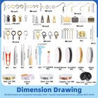 1489pcs Jewelry Making Kit - Supplies With Pliers  Wires  Findings For Making   