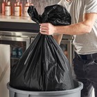 44-45 Gallon Heavy Duty Trash Bags 1 4 Mil Black Leak-proof 100 Ct Made In Usa