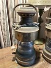 2 Vintage Perko Navigation Light Rare Glass Maritime Vintage Oil Lamp