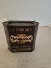 Antique Stollwerck Cocoa Tin Stamford Connecticut Very Clean 