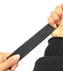 2 Pack 48 Inch Black Flat Heavy Duty Bungee Cord Hook Elastic Strap Tie Down