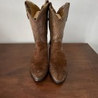 Boots Brown Western  Kids  Vintage Antique Boots From The 1970s Do Not Wear