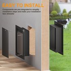 Dog Door For Wall  All Aluminum Large Doggy Door Doggie Door  Pet Door Easy To I