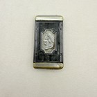 Antique Metal Art Nouveau Match Safe Vesta Case Ornate Double Face Design