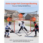 Uimoso 12x7 Ft Durable Hockey Goal Backstop Net For Practice  net Only 