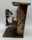 Antique Vintage Piano Player Music Box Plays The Entertainer 6    Tall