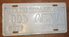 1988 Maryland Virginia Assateague Island Amsa Beach License Plate Tag Faded Red