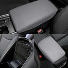 Car Armrest Cover Pad For Subaru Forester 2013-2018 Center Console Lid Fuax Gray