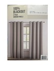 Piper 100  Blackout Curtain 2pk Window Panels 52 In X 84 In Beige Magnetic Close