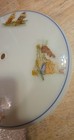 Vtg Childs Ceiling Light Shade Round Shape Hand Painted Nursery Rhymes Adorable 