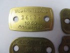 Vtg 1960 s Lot Dog Tag License Tax Registration Westmoreland Co   Pennsylvania