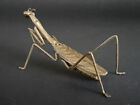 Bronze Mantis Ornament Japanese Tea Ceremony Art Signed Amemiya Sosaku