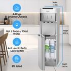 Icevoke Self-cleaning Bottleless Hot   Cold Water Cooler  Child-safety Lock