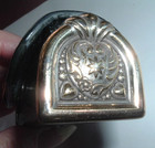 Vintage Black Alligator Lipstick Case With Mirror Purse Travel Holder