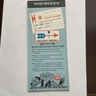 Vintage 1966 Phillips 66 Gas Station New Mexico State Travel Road Map Directory 