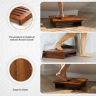 3 5in Height Wooden Step Stool For Adults  fully Assembled  - 500 Lbs One Step