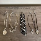 Lia Sophia Necklaces Lot Of 5 Classy Jewelry Assortment Beaded Pendants