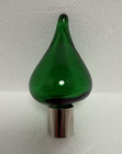 Blenko Glass Lamp Finial - Clover Green