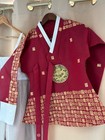 Korean Women s Hanbok Red Gold