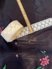 Antique Vtg Lace Collar Trim Crochet Wedding Edge Floral Doll Dress Hem 11 Yards