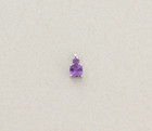 Pendant Only 10k White Gold Natural Purple Amethyst Pendant