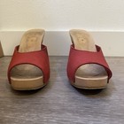 Vintage 70    Rare Find Candie s Red Heels In Very Good Condition Size 5 5 Us