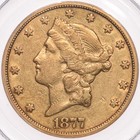 1877-cc  20 Pcgs Vf35 Liberty Gold Double Eagle