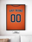 Houston Astros Jersey Print-personalized Name   Number Print