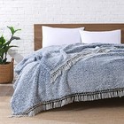 Ultra Soft Fleece Sherpa Blanket Queen Size lightweight Cozy Boho Bed Blanket 