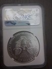 2017  1 American Silver Eagle Ngc Ms70 Brown Label