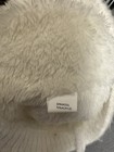 Girls Bunny Knit Beanie Hat Ear Flaps Pom-poms One Size White Pink