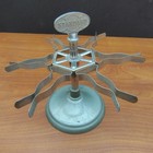 Vintage Standard 6 Rubber Stamp Holder Spinning Carousel Rack 7-1 2w