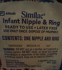 50 Similac Infant Nipple   Ring Silicone Slow Flow Latex Free  0  Months