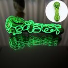 Luminous Glass Smoking Pipe  4 72  Luminous Twisted Wire Glass Tobacco Pipes  Po