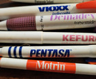Lot 6 Drug Rep Pens Pharmaceutical Pharma Medical Kefurox Protonix Vioxx Pentasa
