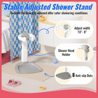 Baby Shower Standing Support adjustable Toddler Bath Stand With Anti-slip Basebo