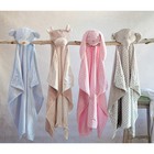 Terry Plush Hooded Bath Towel Lamb 0-24 Months