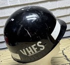 Vtg United States Army Military Helmet Mp Inscom Intelligence Vhfs Black Liner