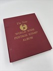 Vintage The New World Wide Postage Stamp Album Hungary Greece Colombia Austria