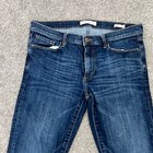 Banana Republic Jeans Womens 30 Low Rise Skinny Ankle Denim Blue Casual Pants