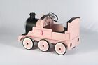 Pink Classic Vintage-style Metal Train Pedal Car - Full Size Perfect Gift Choice