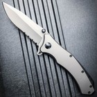 Tac-force Grey Heavy Duty Spring Open Assisted Tactical Folding Pocket Knife New