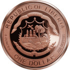 2026 Liberia Clydesdale Horse Scotland Dollar 5oz 999 Proof-like Copper Coin