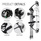 Compound Bow And Archery Sets - Right Hand Archery Compound Bows 0-70 Lbs Dra   