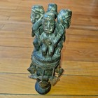 Kyra Mint  Statue7 - Old Bells  Rattle  Maracas  Wooden  African 27 Cm