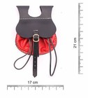 Renaissance Belt Pouch Medieval Cosplay Bag Genuine Leather Accessory For Larp